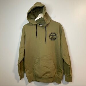 B.O.Y London Terrain Men's Olive Khaki Hoodie
